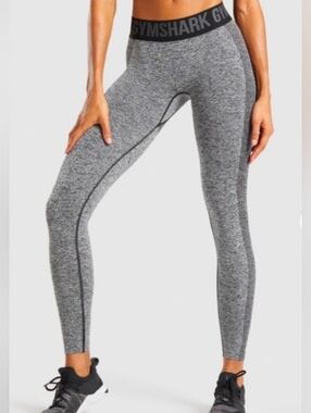 Medium Gymshark Gray Heather Seamless Leggings